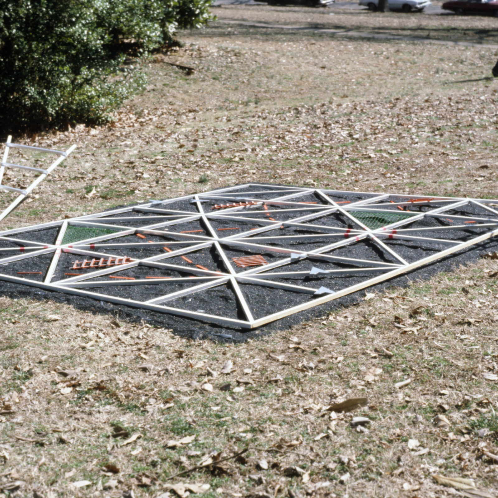Game Map, 1981, Memphis, Memphis College of Art, mixed media, photo slide 02