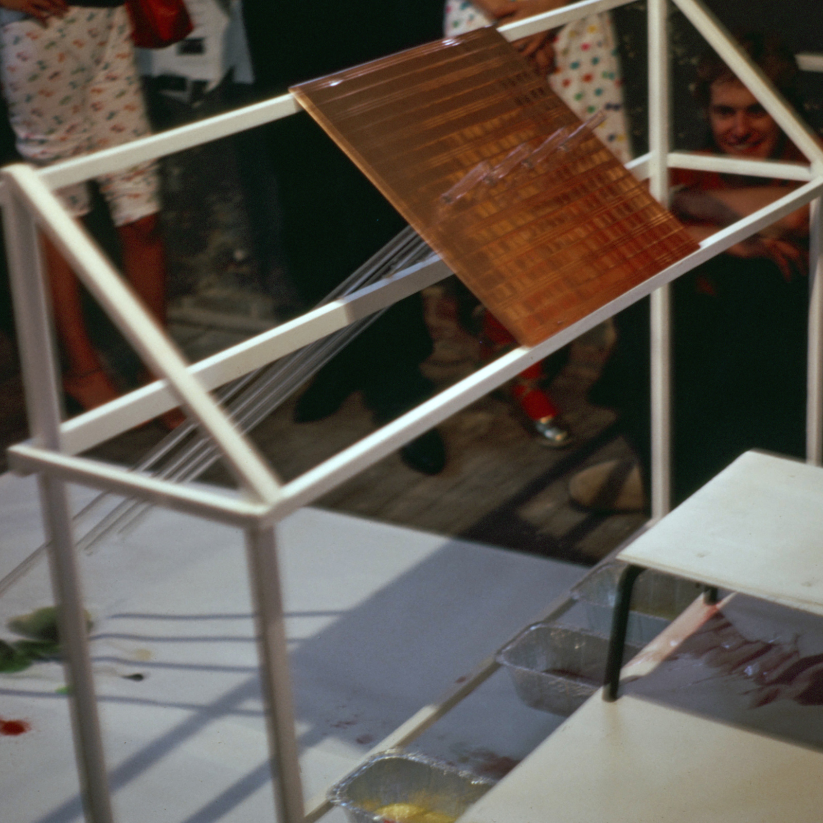 Recent Paintings by Lynn Book, 1980, Memphis, Toy Gallery, performance installation, photo slide 07