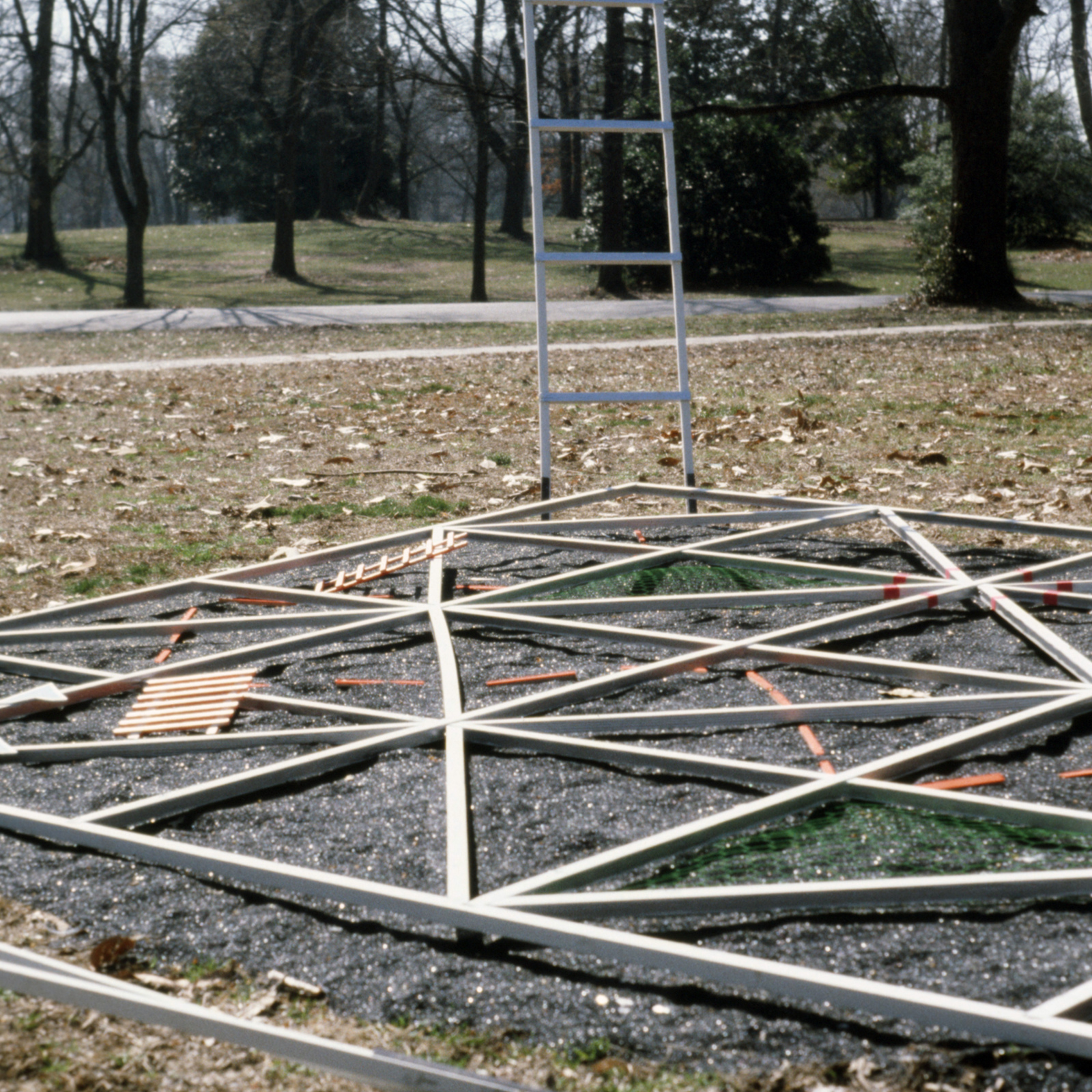 Game Map, 1981, Memphis, Memphis College of Art, mixed media, photo slide 04