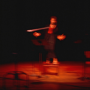 tongue, 1991, New York, Alfred State University, vocal performance, photo slide 02