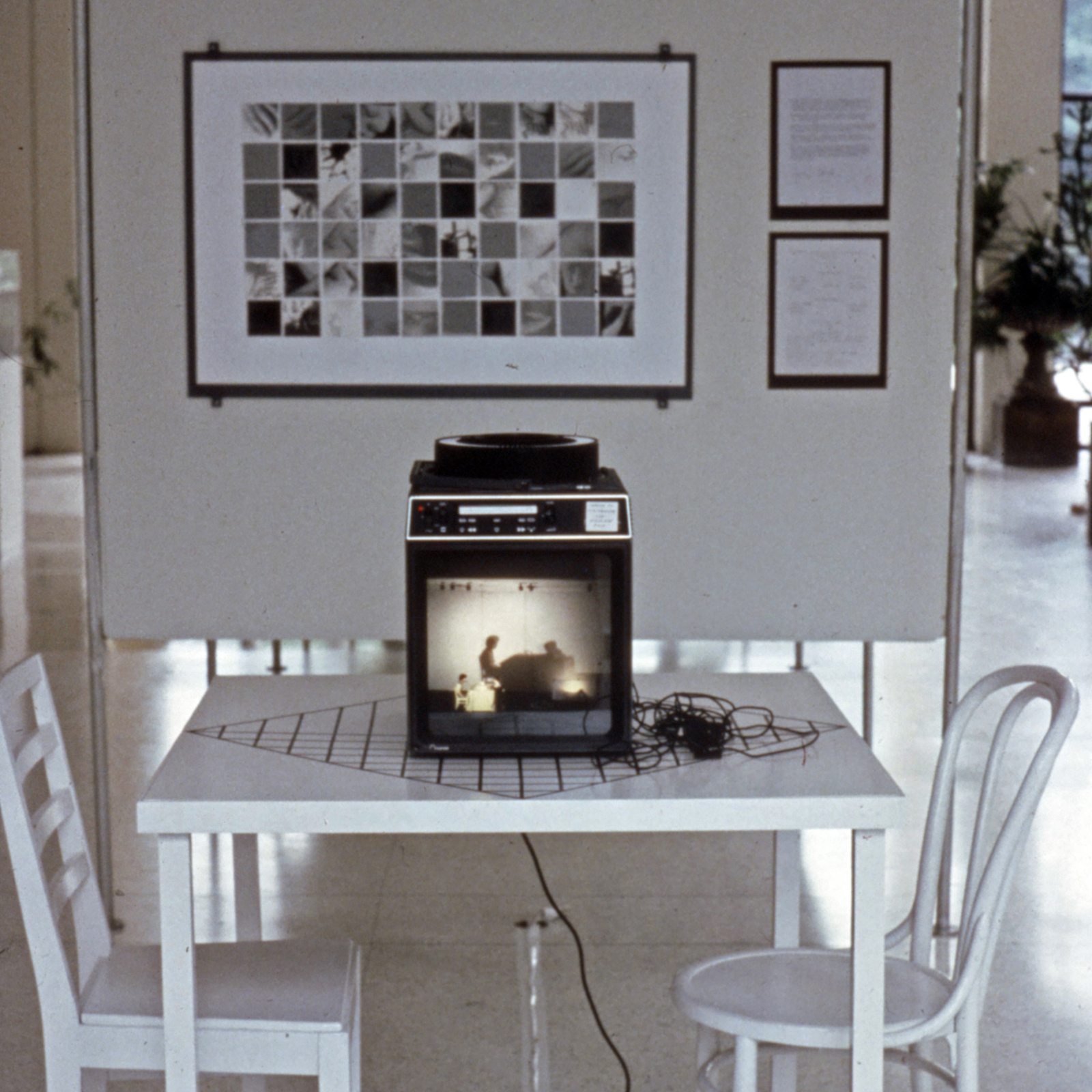 Private Screenings Exhibition, 1982, Memphis, Memphis Collect of Art, multimedia exhibition, photoslide 03