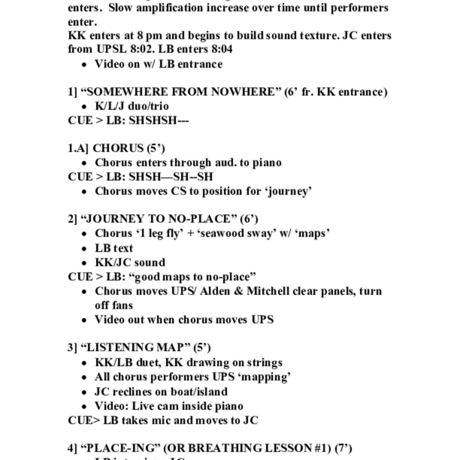 Regarding Next, 2007, Winston-Salem, performance installation,  performance map