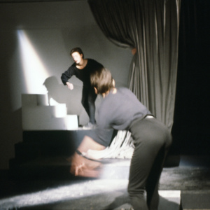 Look Back - and to begin with, 1986, Chicago, Randolph Street Gallery, multimedia performance, photo slide 03