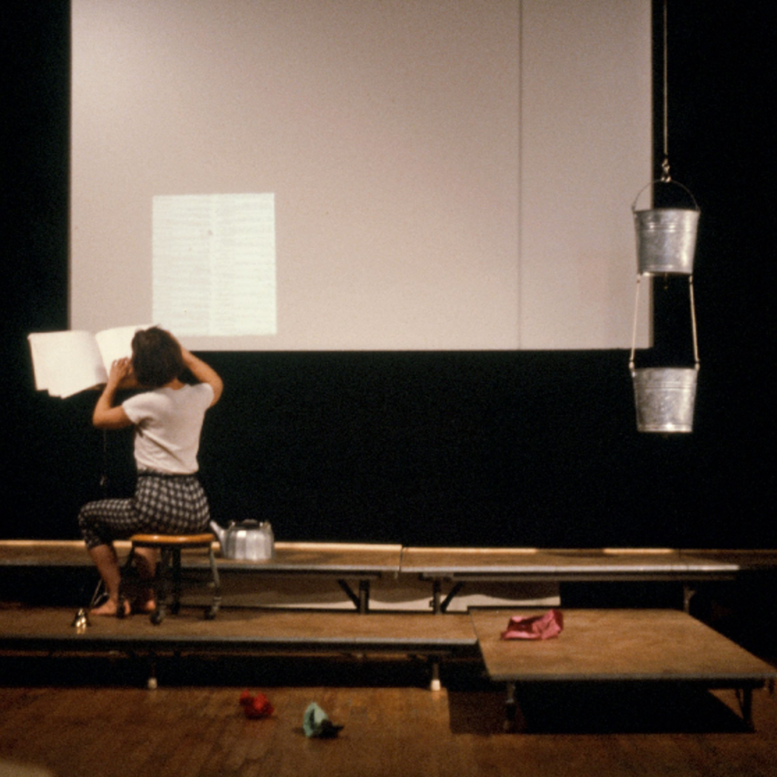 studies from a continued flow or flood, 1984, Chicago, Chicago Filmmakers, multimedia performance, photo series 02