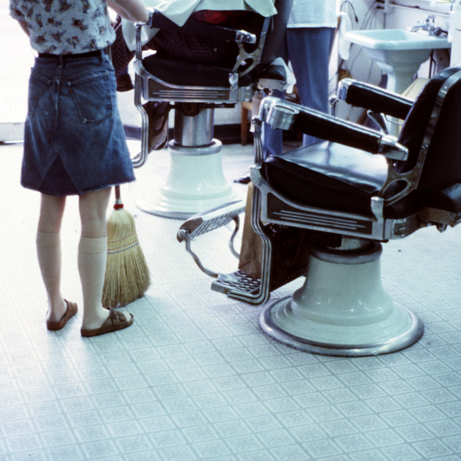 Hair Piece, 1980, Memphis, Memphis College of Art, exhibition installation, process, photo slide 10