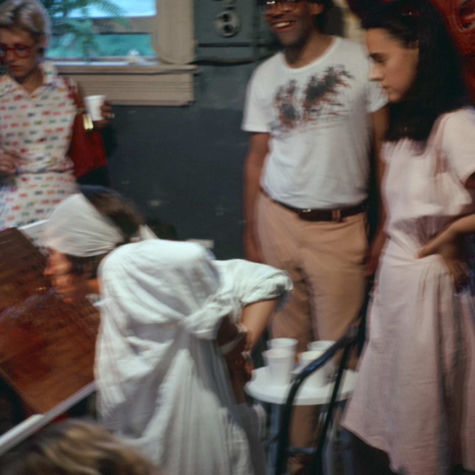 Recent Paintings by Lynn Book, 1980, Memphis, Toy Gallery, performance installation, photo slide 06