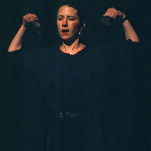 Look Back - and to begin with, 1986, Chicago, Randolph Street Gallery, multimedia performance, photo slide 06