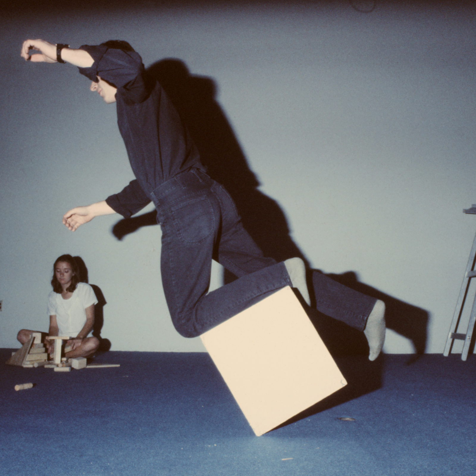 Black and White and In Between, 1981, Memphis, Memphis College of Art, multimedia performance, photo slide 04