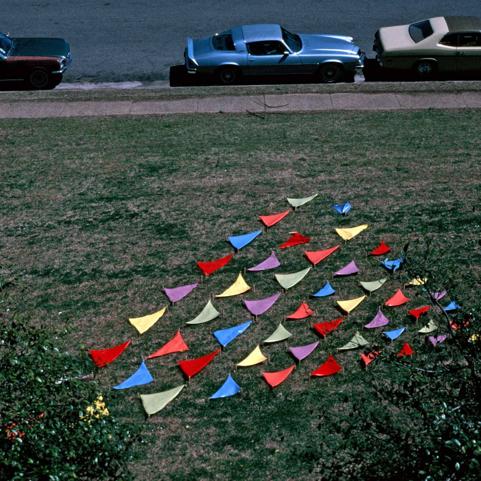 Lynn Book's Color Triangle Theory, 1980, Memphis, Memphis College of Art, sculpture, photo slide 01