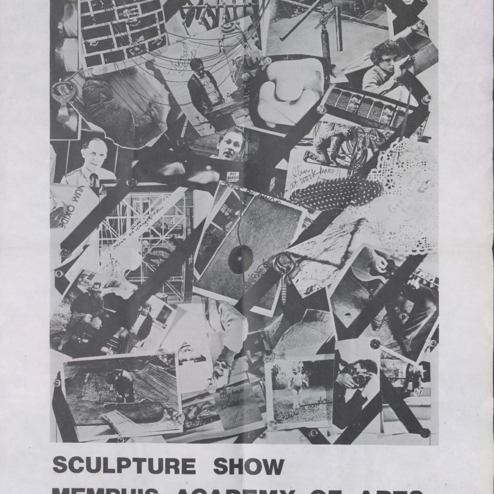 Instructions for Preparing Form, 1980, Memphis, Memphis College of Art, poster brochure