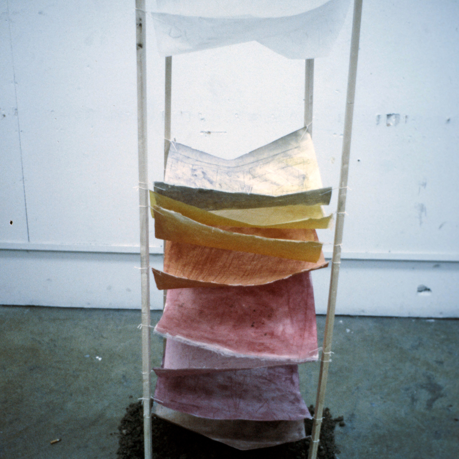 Strata Study, 1979, Memphis, Memphis College of Art, sculpture, photo slide 02