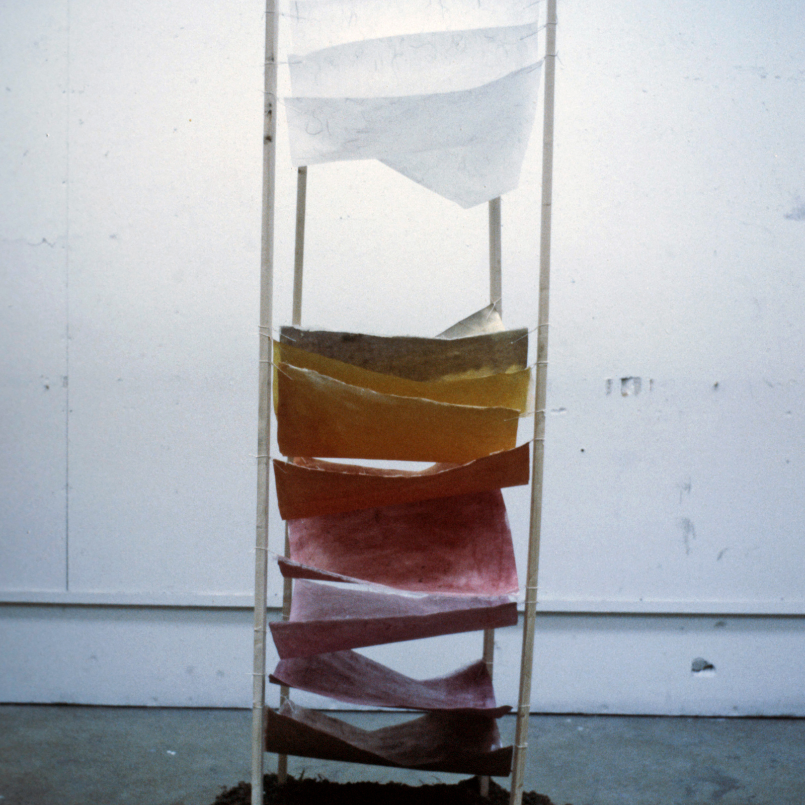 Strata Study, 1979, Memphis, Memphis College of Art, sculpture, photo slide 01