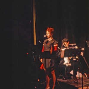 Gorgeous Fever, 1997, New York, The Kitchen, multimedia performance, photo slide 01