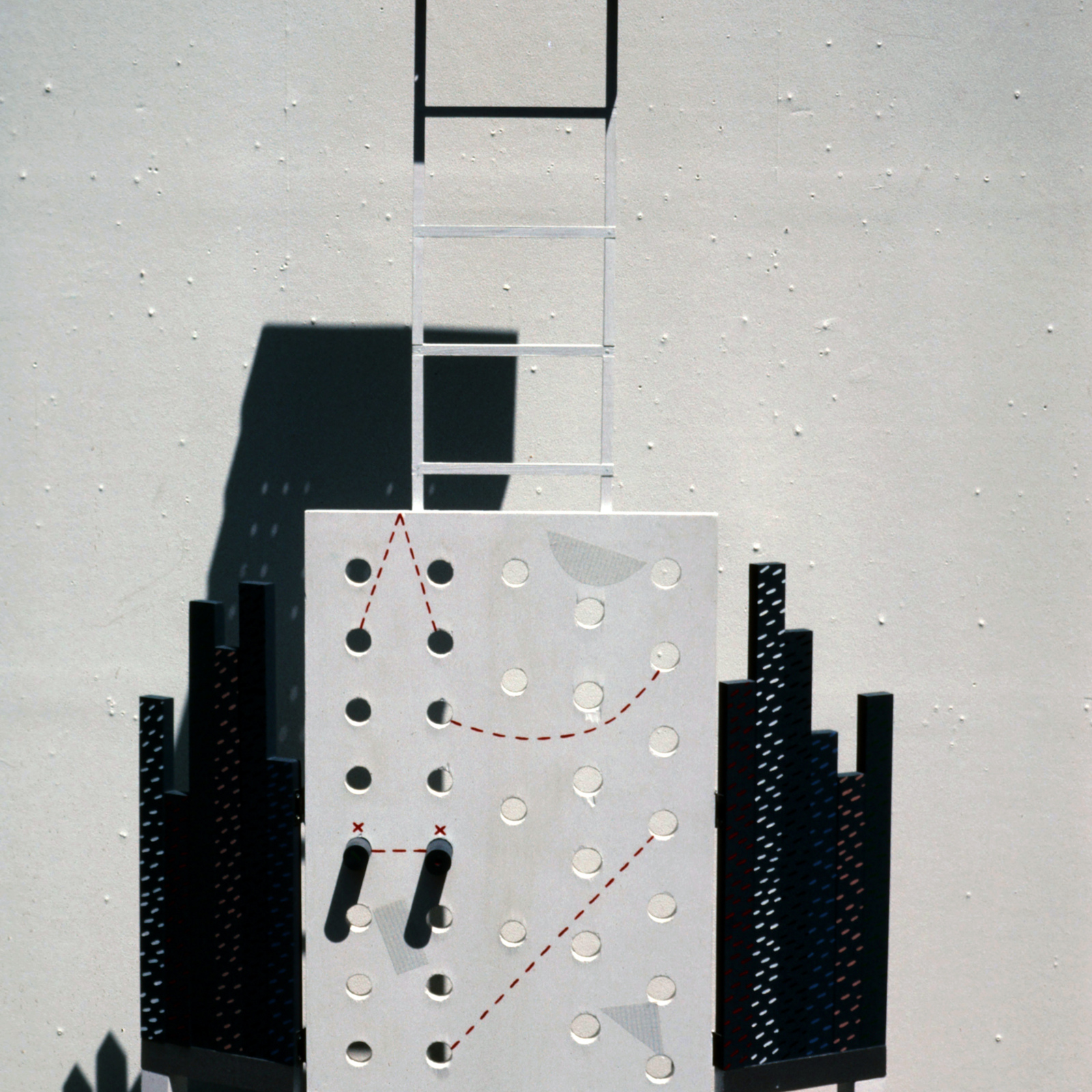Game Test, 1981, Memphis, Memphis College of Art, sculpture, photo slide 01