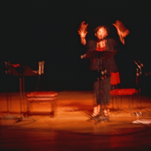 tongue, 1991, New York, Alfred State University, vocal performance, photo slide 01