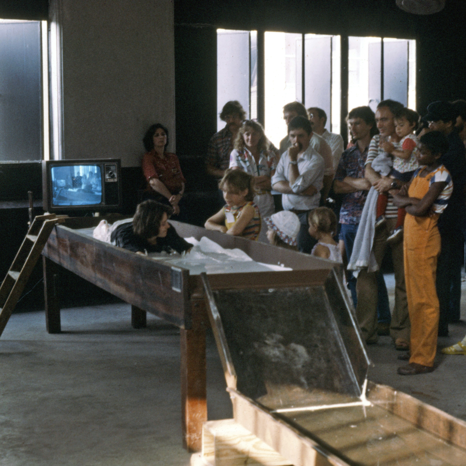 ABDK, 1980, Memphis, UpFront, performance installation, photo slide 07