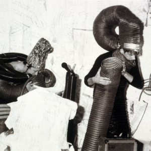 Ursonate, 1988, Chicago, Cafe Voltaire, concert performance, photo slide 02