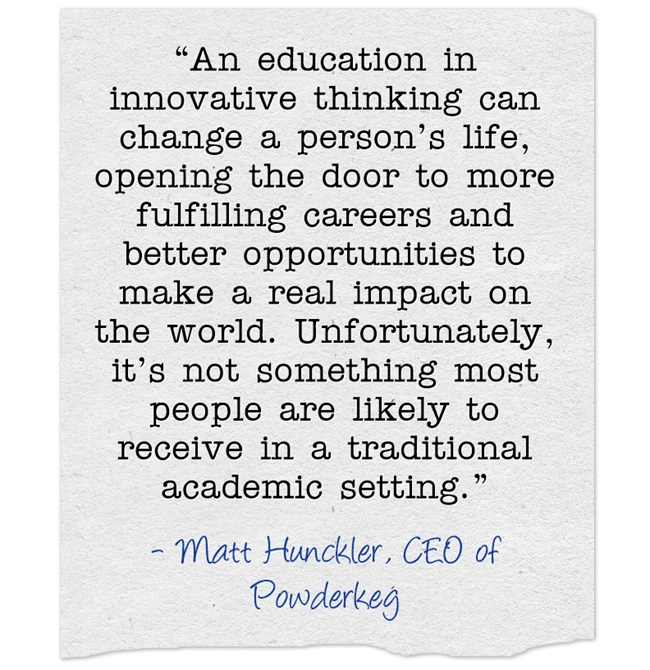 Using Entrepreneurship to Nurture Creativity and Innovation