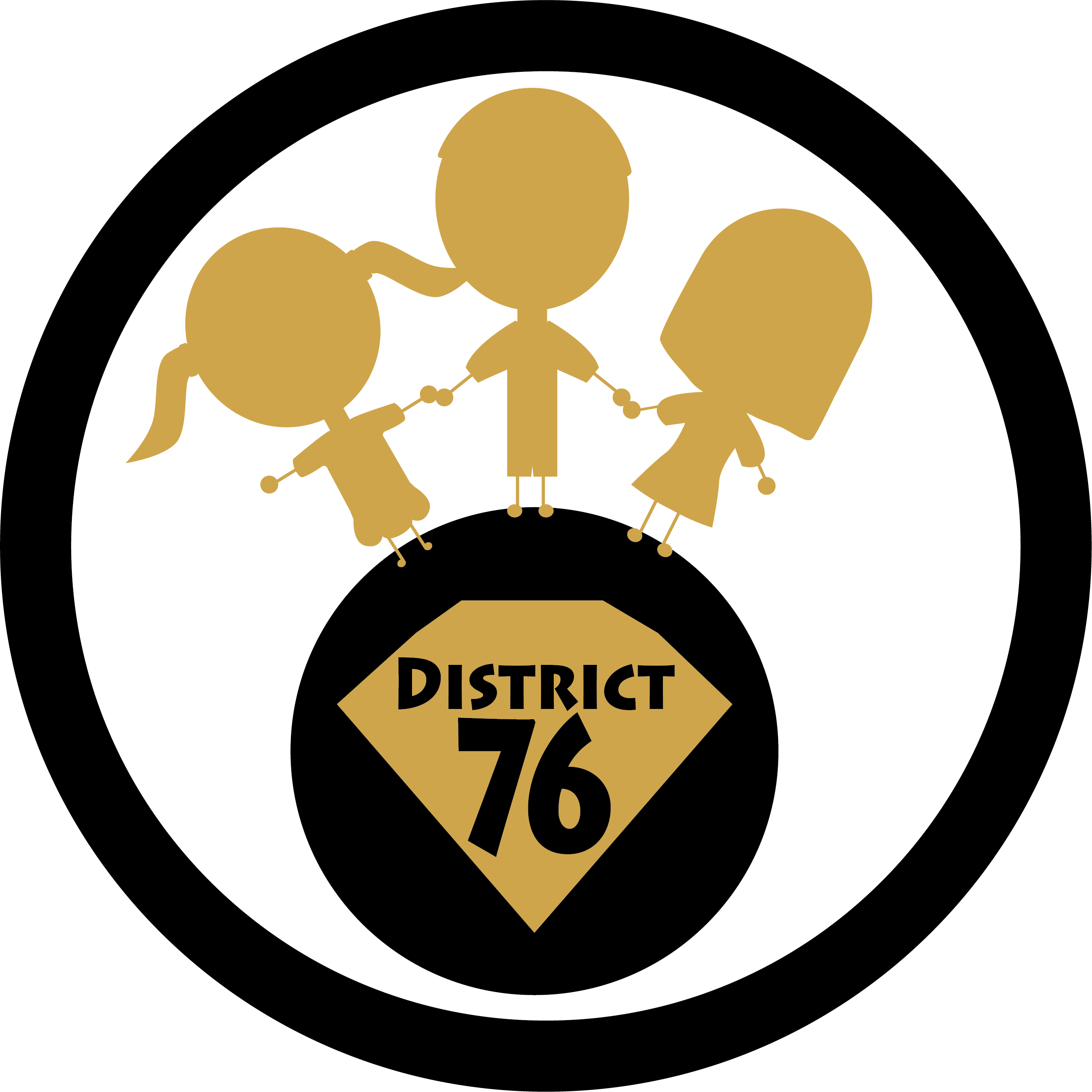 DIAMOND LAKE SD 76 Logo