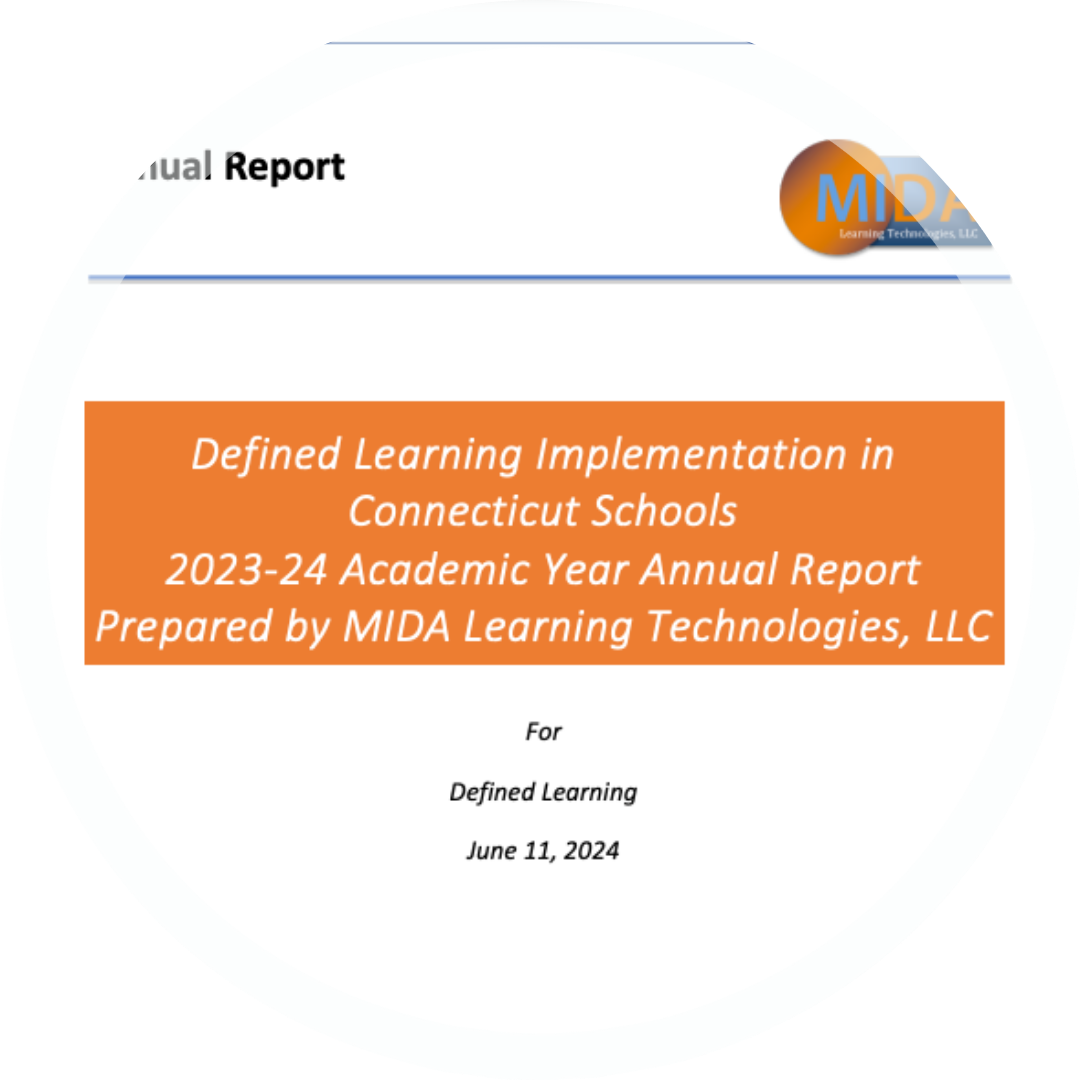 Research Study: Defined Learning Implementation in CT Schools 2023-24 Academic Year Annual Report Research Study: Defined Learning Implementation in CT Schools 2023-24 Academic Year Annual Report
