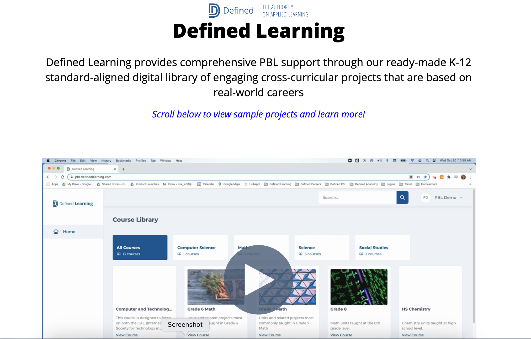 Defined Learning Defined Learning supports K-12 Educators!