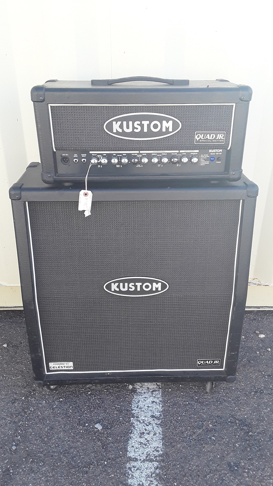 Kustom QUAD JR. 100W Half Stack Guitar Amplifier DISPLAY MODEL
