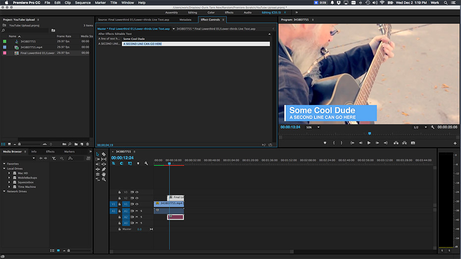 Learn How To Use Live Text Templates In Adobe Premiere Pro Motion Array Adobe Premiere Text Templates