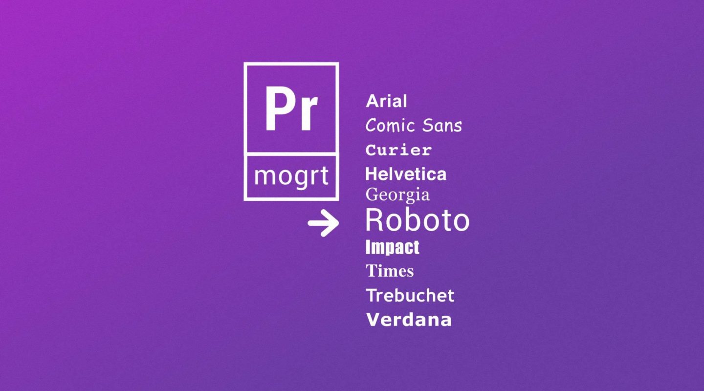 How To Change Fonts In Motion Graphics Templates Motion Array Free Motion Graphics Template Premiere Pro
