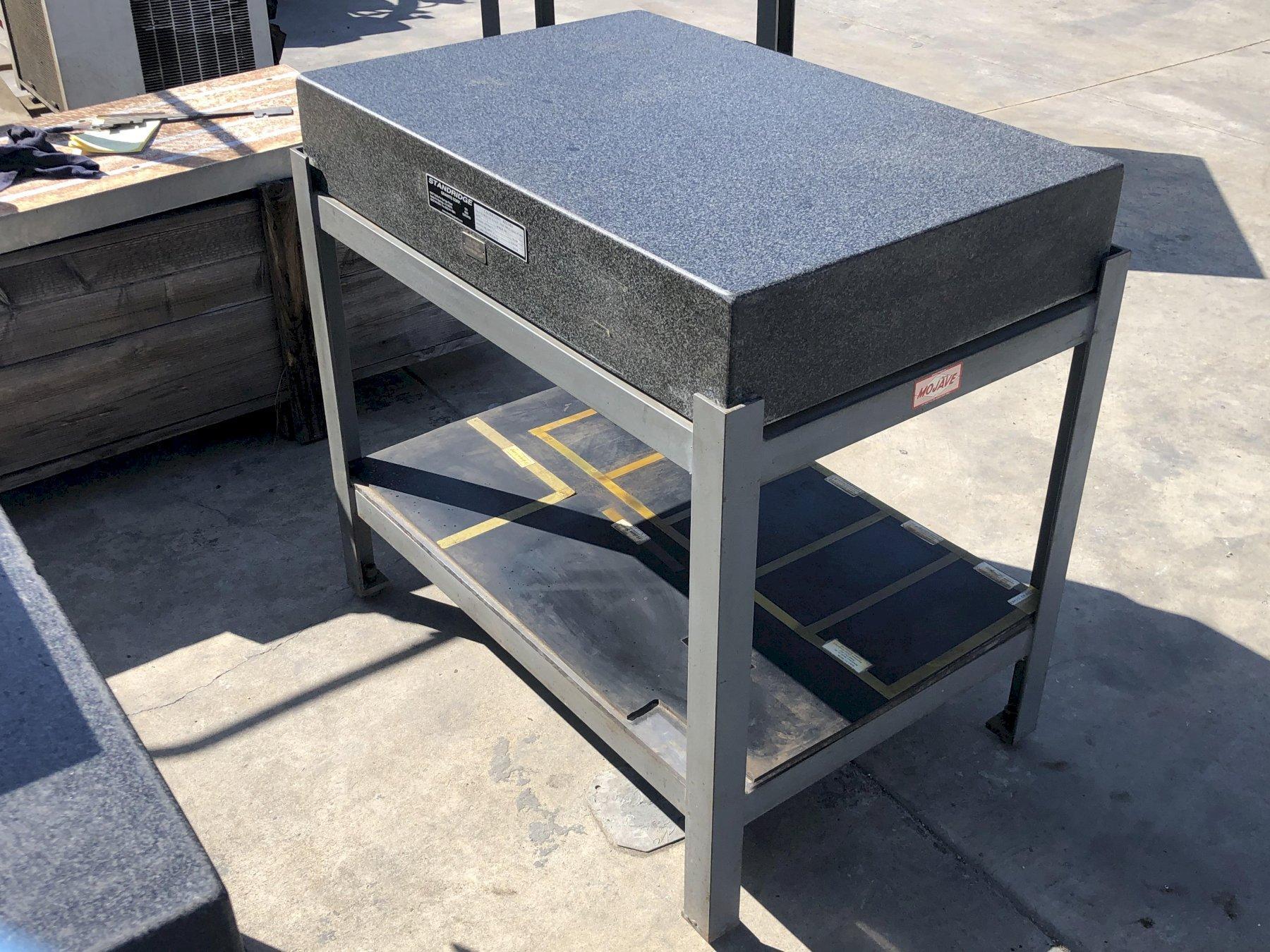 Standridge Surface Granite Plate 36″ x 24″ x 6″ with Stand, Grade AA