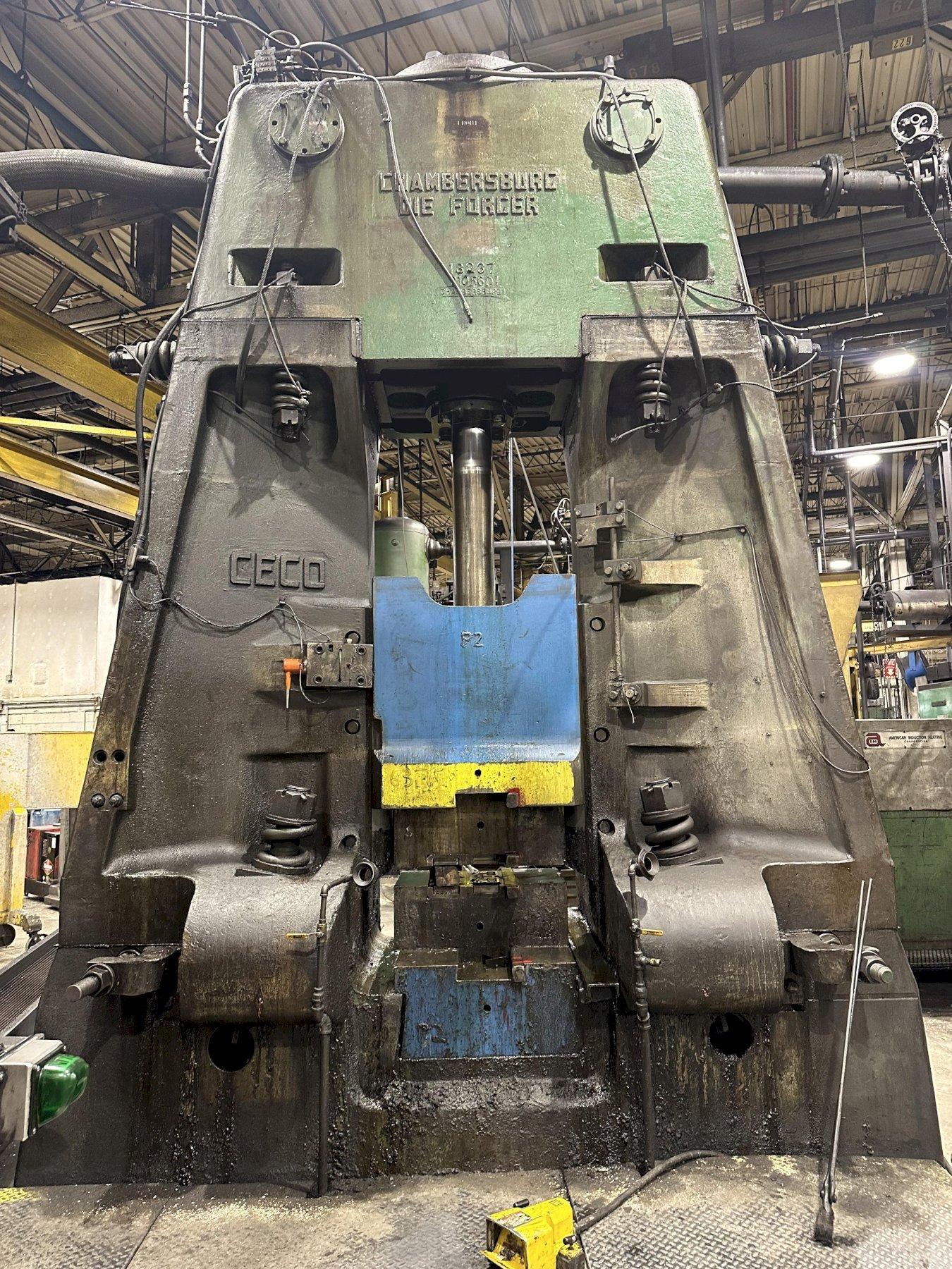 #23 CHAMBERSBURG – CECO (NEW 1996) DIE FORGER / FORGING MACHINE: STOCK ...