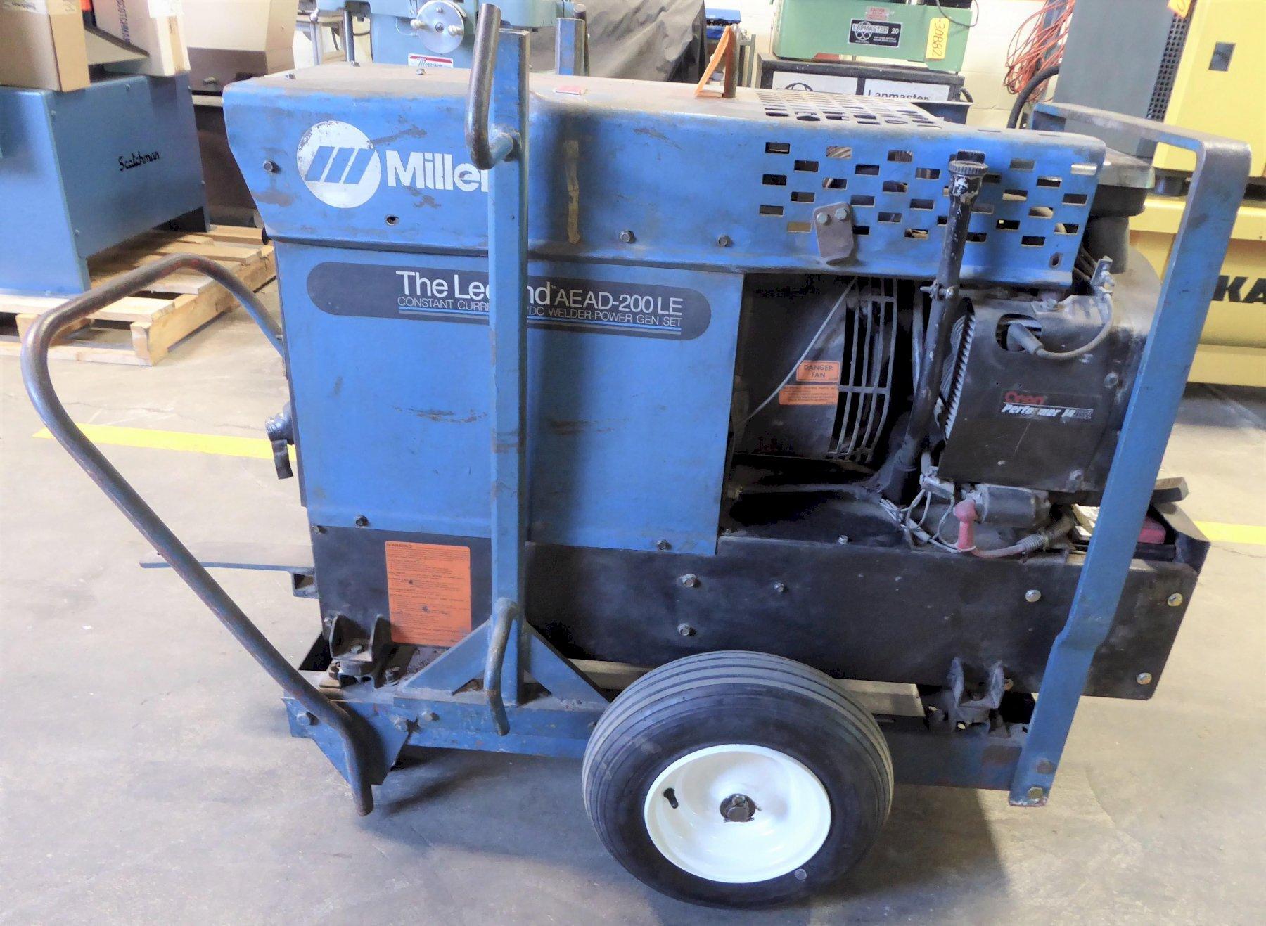 Miller Welder/Generator Legend AEAD200LE, 225 Amp AC Welder, 4000 Watt
