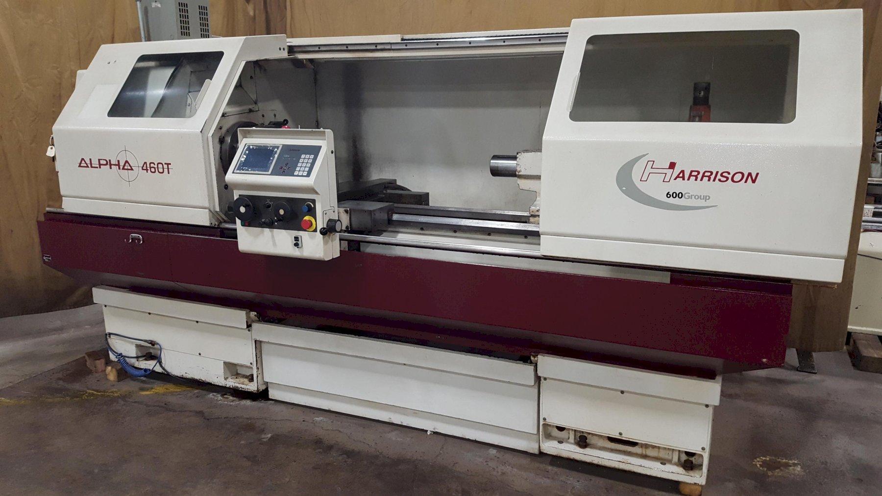 20" x 60" Harrison Alpha 460T CNC/Manual Teach Lathe