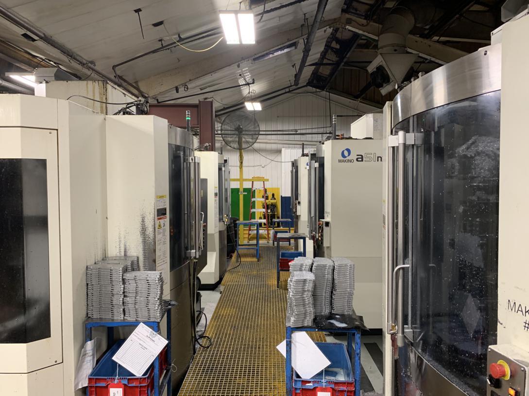 Makino A51NX CNC Horizontal Machining Center, Fanuc Pro 5 Control, 15.7