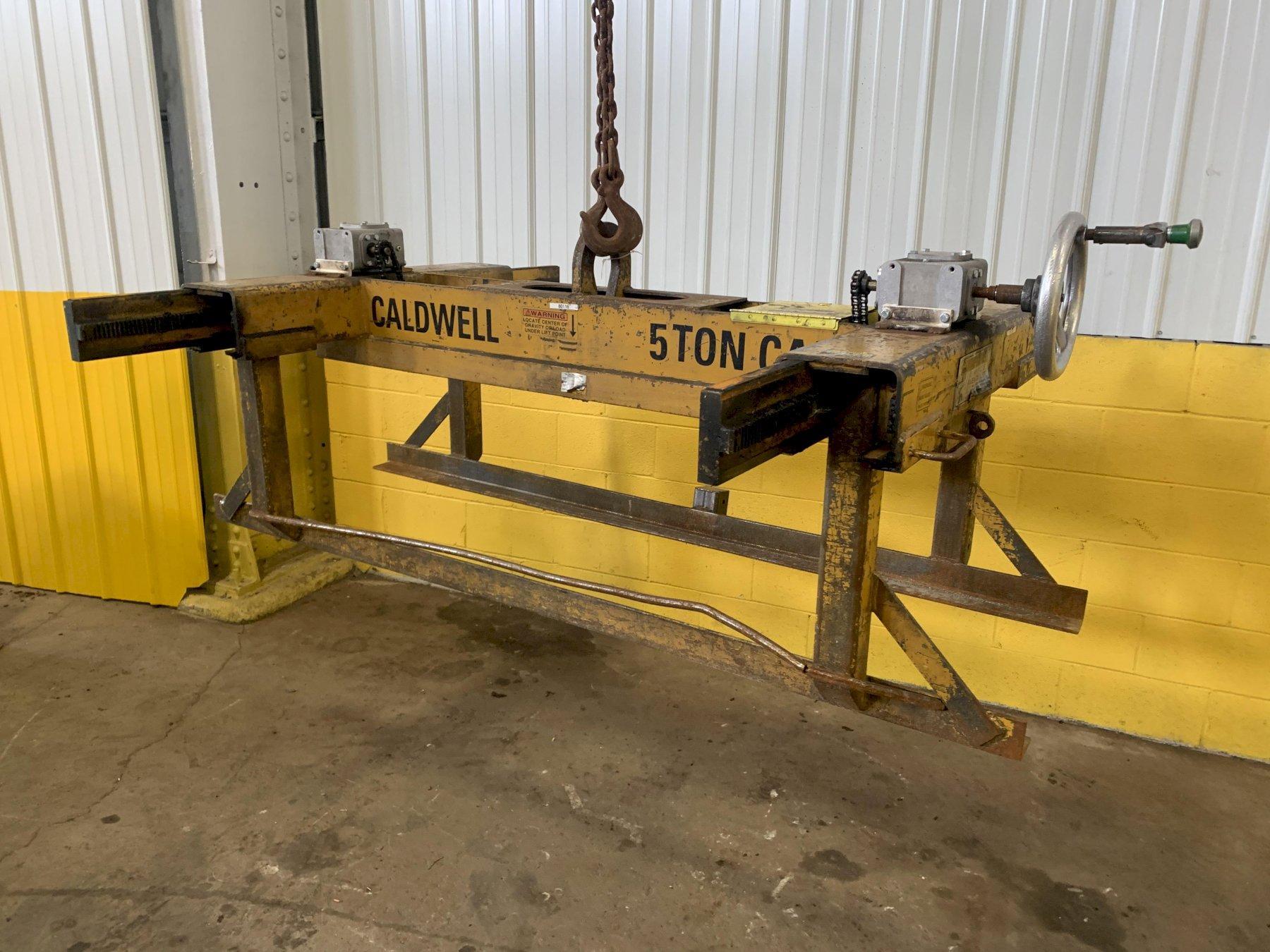 5 TON CALDWELL ADJUSTABLE SHEET LIFTER STOCK 13065