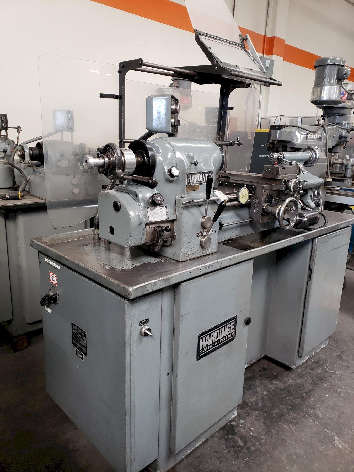 Hardinge HLVH High Speed Tool Room Lathe with Tool Post, Tailstock