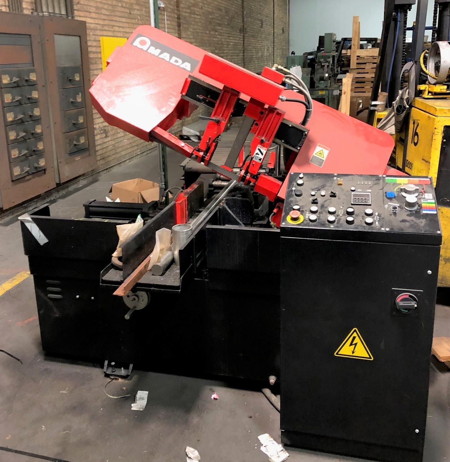 11″ x 10″ AMADA HA250W AUTOMATIC HORIZONTAL BAND SAW Blumberg