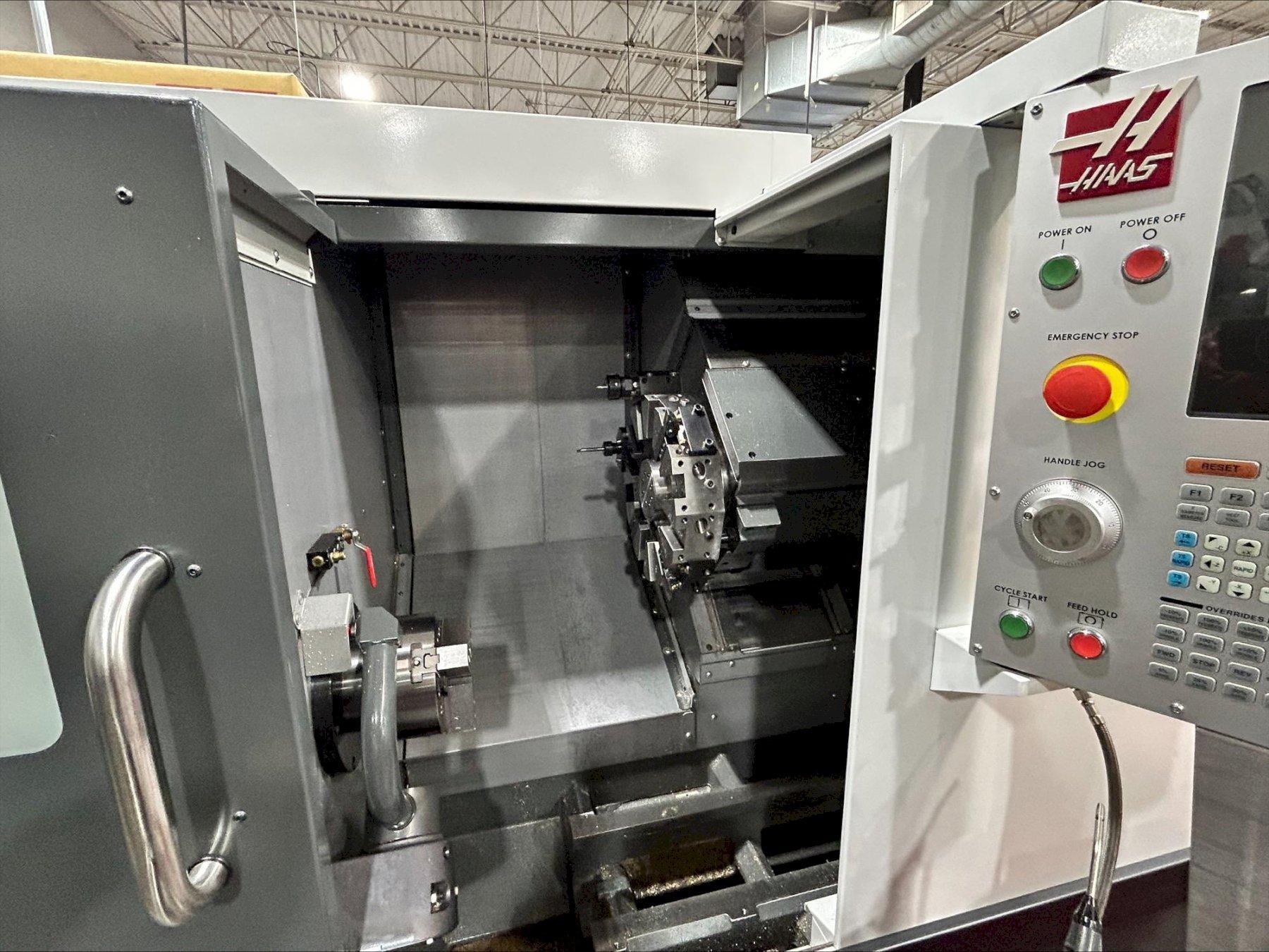 Haas ST10 CNC Lathe, Auto Doors, Chuck Size; 6″, 6000 RPM, 12 Station