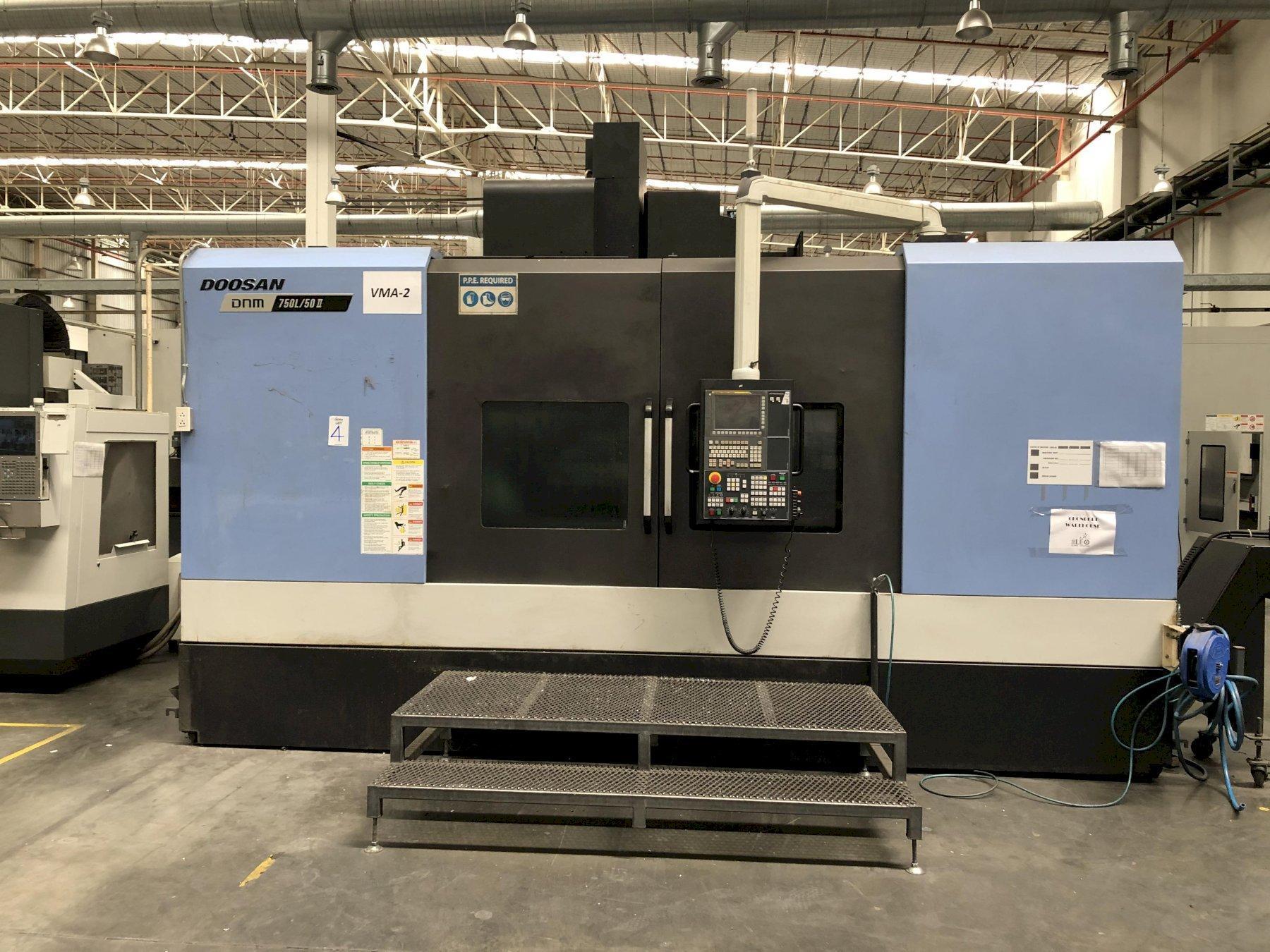 Doosan DNM750L/50II CNC Vertical Machining Center, Fanuc i, 85