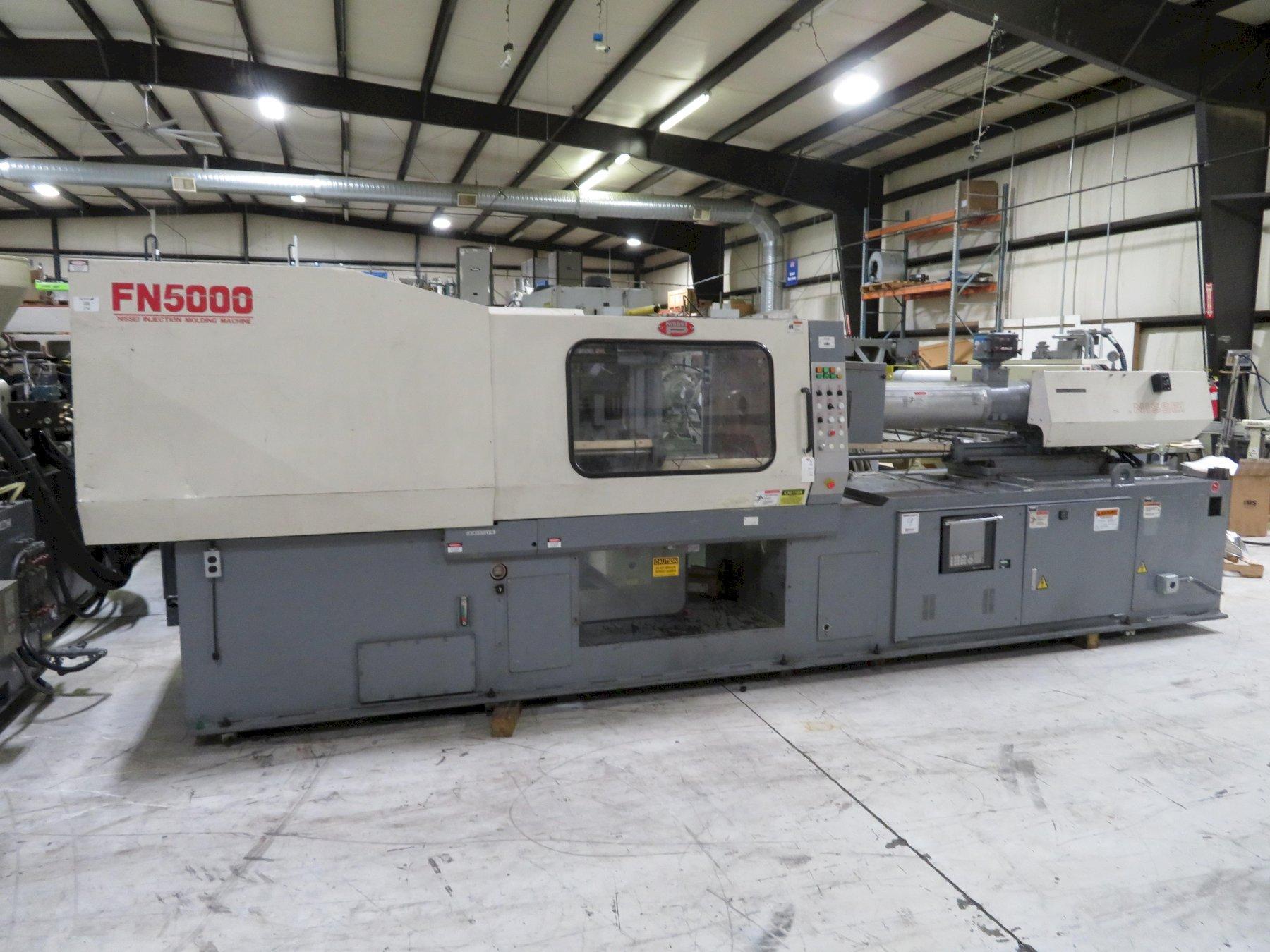 Nissei Used FN5000 Injection Molding Machine, 240 US ton, Yr. 2000, 20.