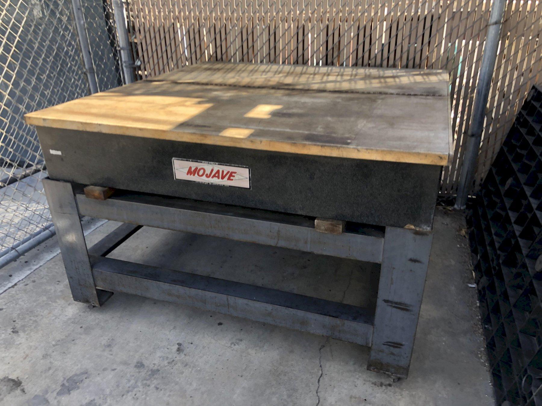 Mojave Square Surface Granite Plate 60″ x 60″ x 10″ with Stand and