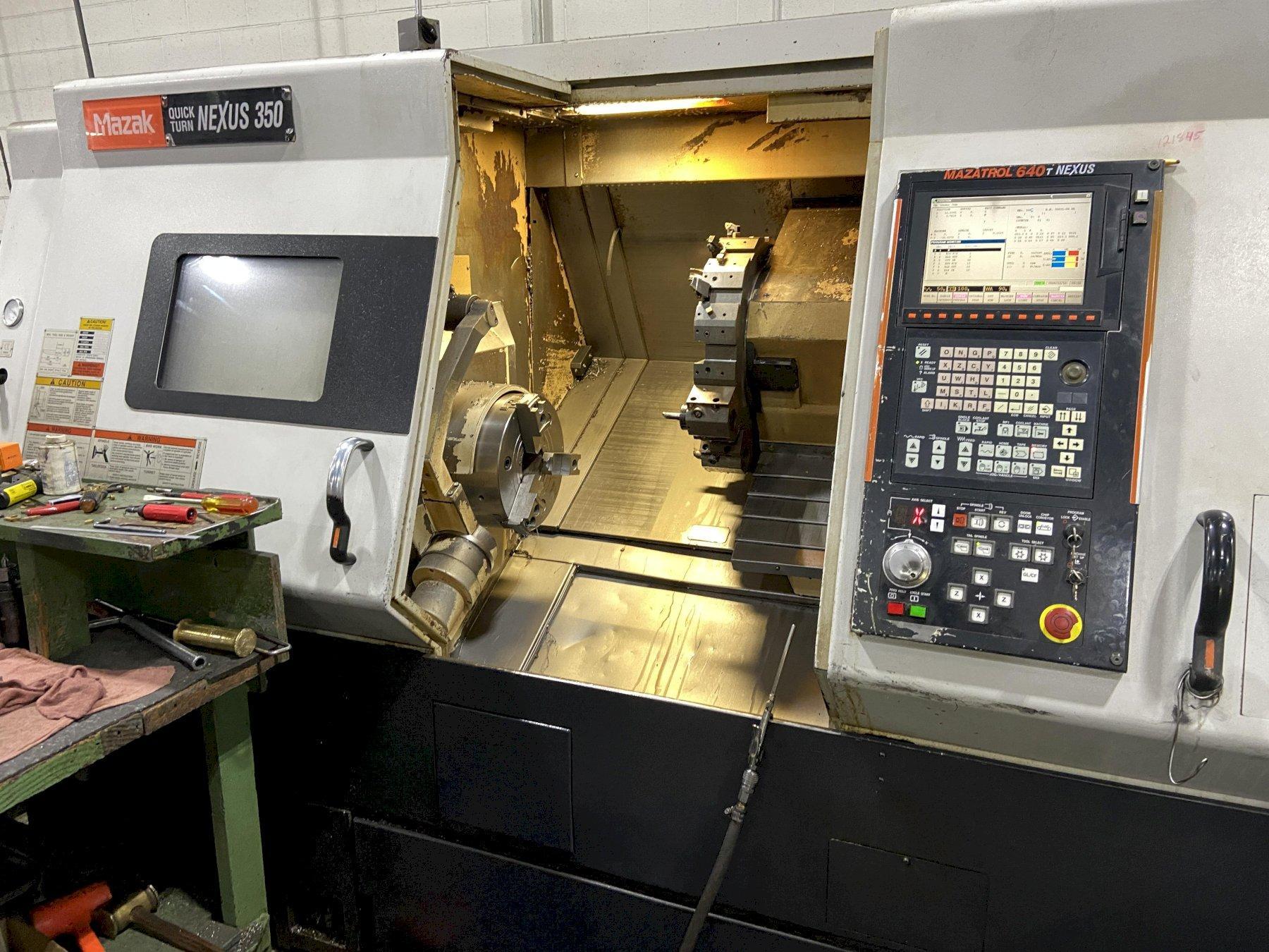 Mazak QTN350 CNC Lathe, 640T Nexus, 12