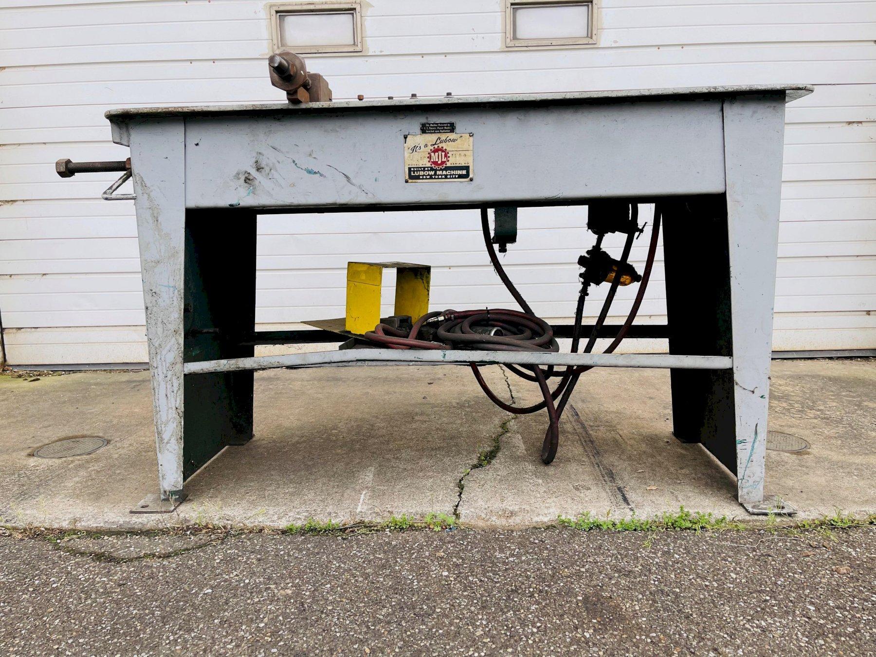 Lubow ML10 Single Stop Table Bender Portage Packaging Systems, INC.