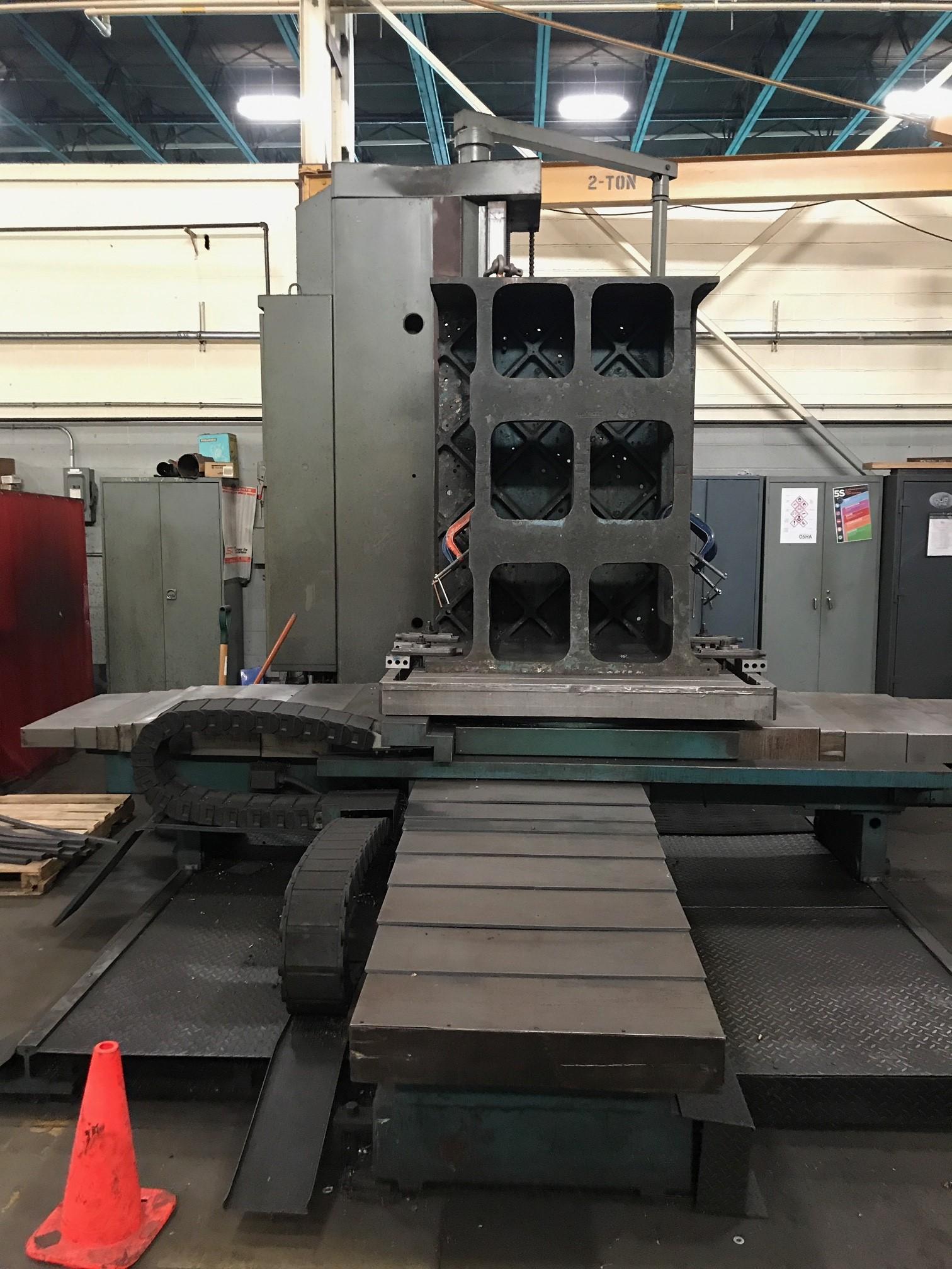 4" WMW BMT-105-DRO HORIZONTAL BORING MILL: STOCK #10396