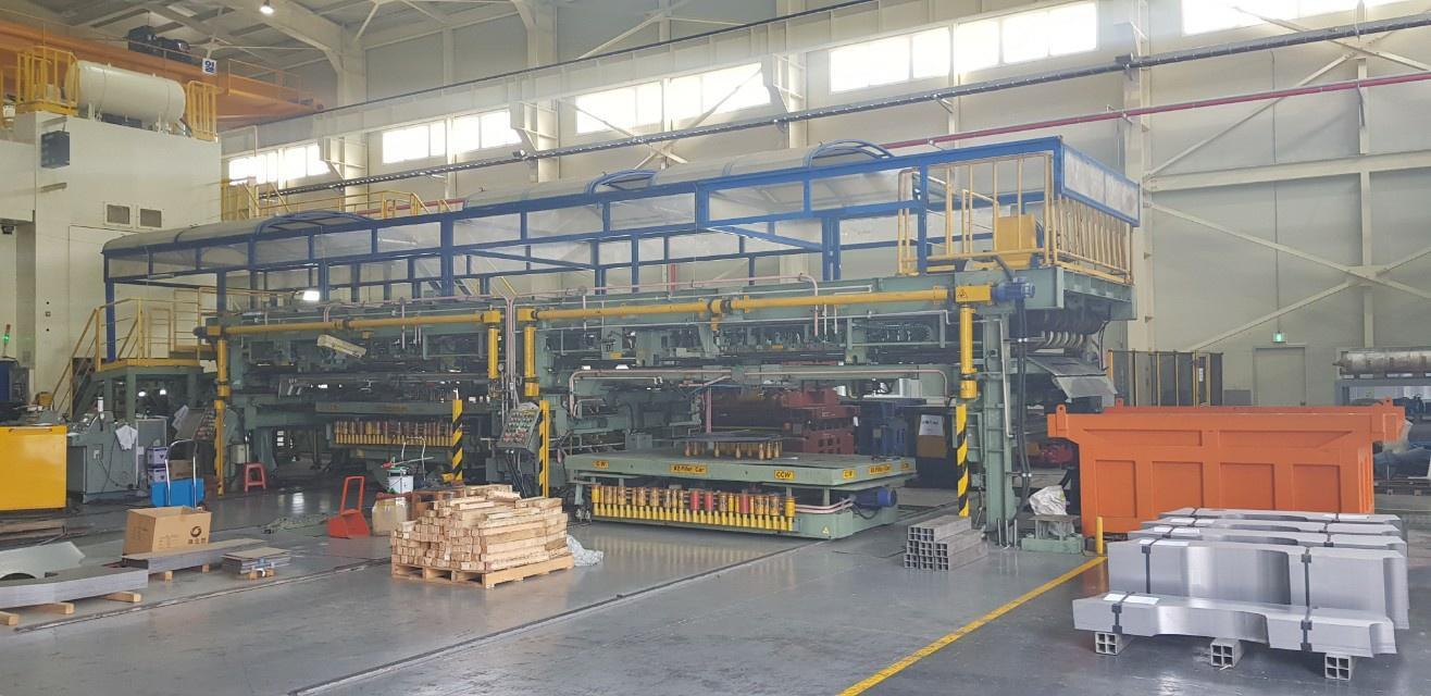 600 Ton Press Blanking Line | Galaxie Corporation