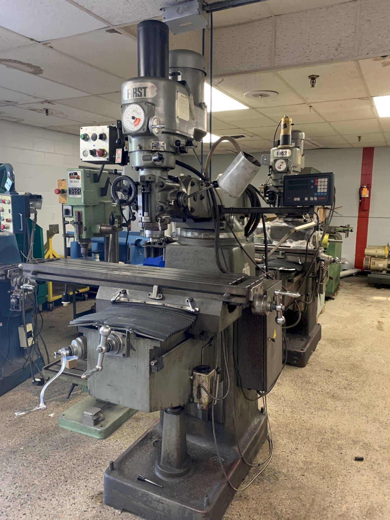 First Variable Speed Vertical Milling Machine w/ Torque Rite Power