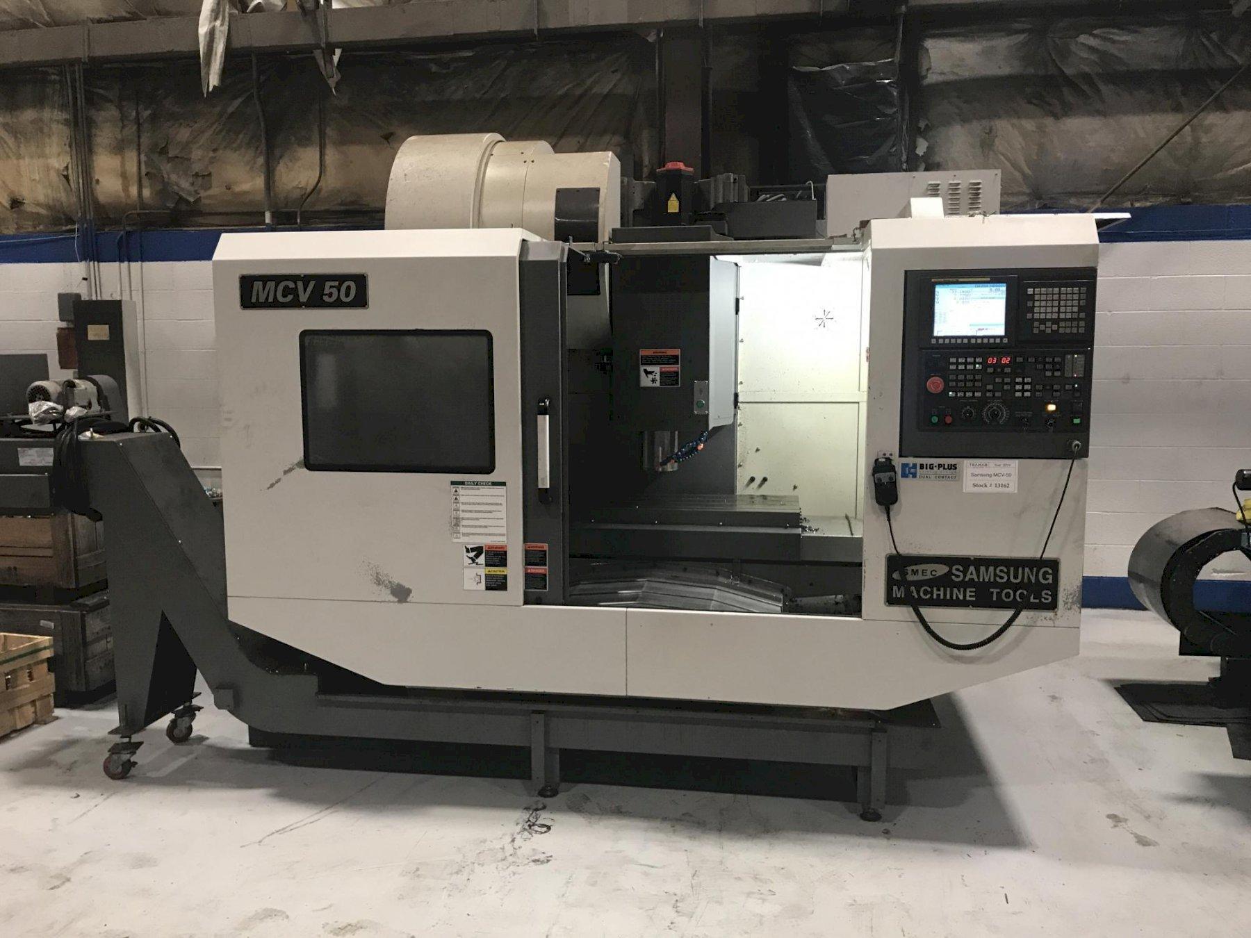 Samsung MCV-50 CNC Vertical Machining Center, Fanuc Oi, 35.43