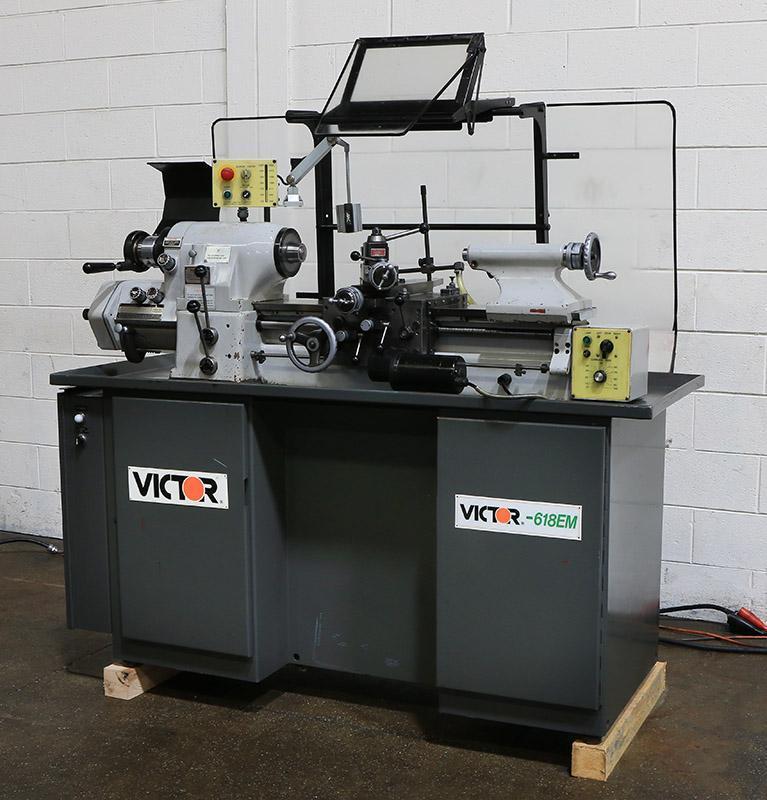 VICTOR MODEL 618EM PRECISION TOOL ROOM LATHE Blumberg Machinery Co.