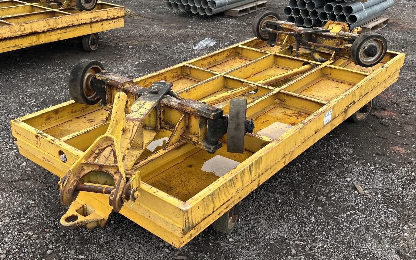 10,000 LBS X 4' X 9' HEAVY DUTY MOBILE TRANSFER / MOVING CART: STOCK #23517
