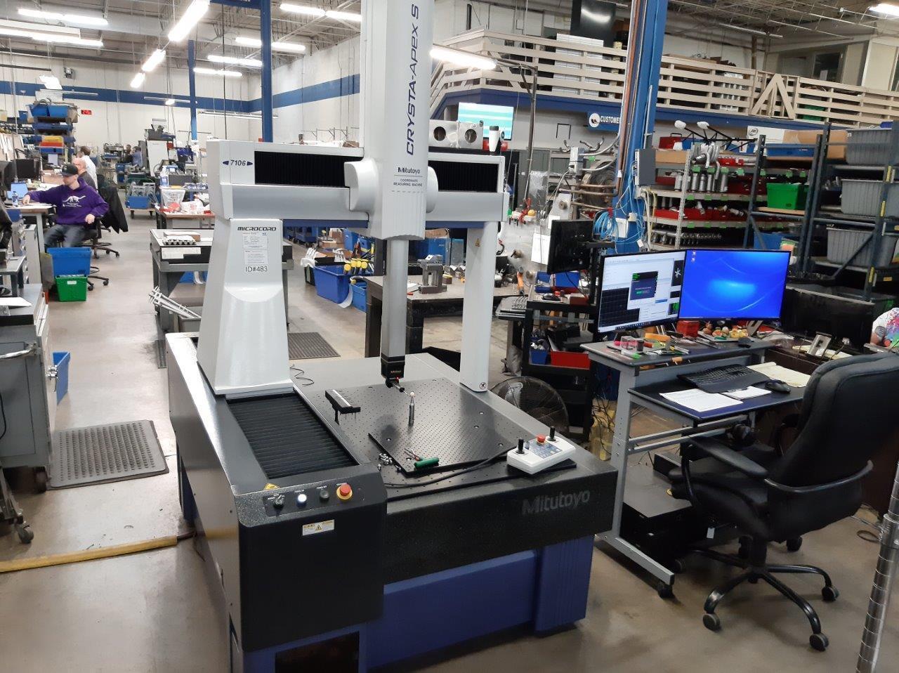2018 MITUTOYO CRYSTA APEX S7106 DCC Coordinate Measuring Machine (CMM
