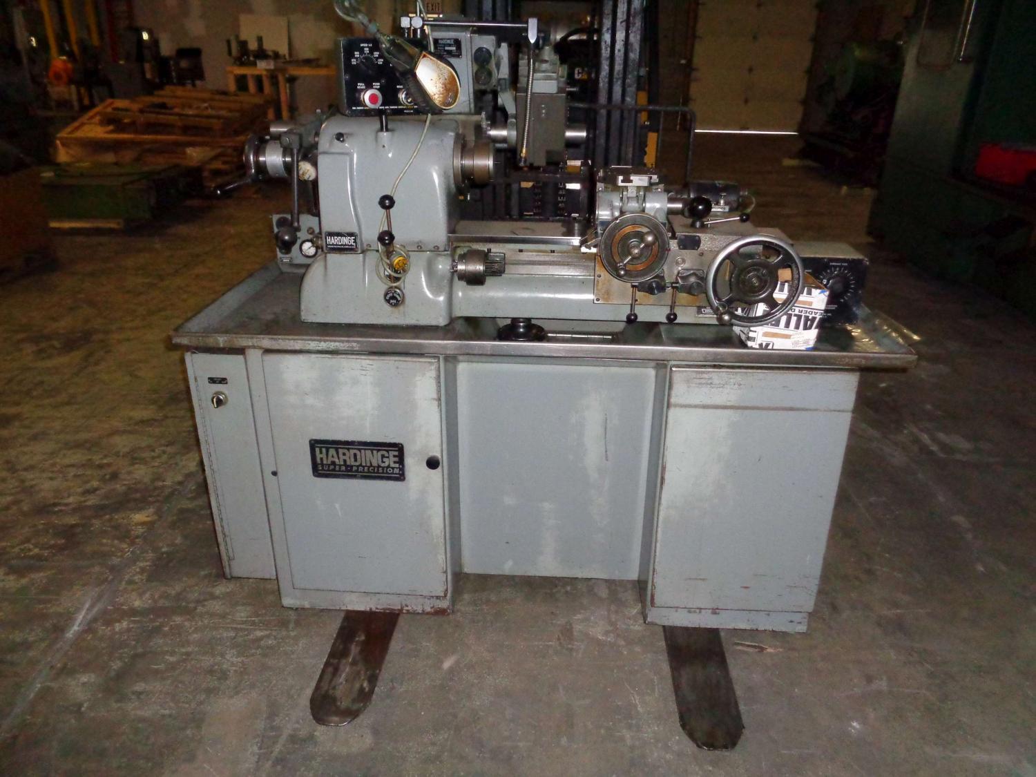 Hardinge HC Chucking Machine Lathe w/CT-A Threading Attachment